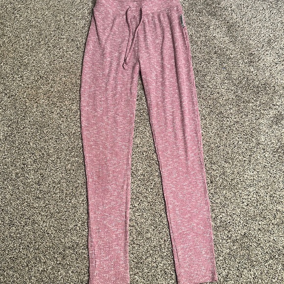 Gymshark solung ribbed pink soft leggings size small - Picture 4 of 9